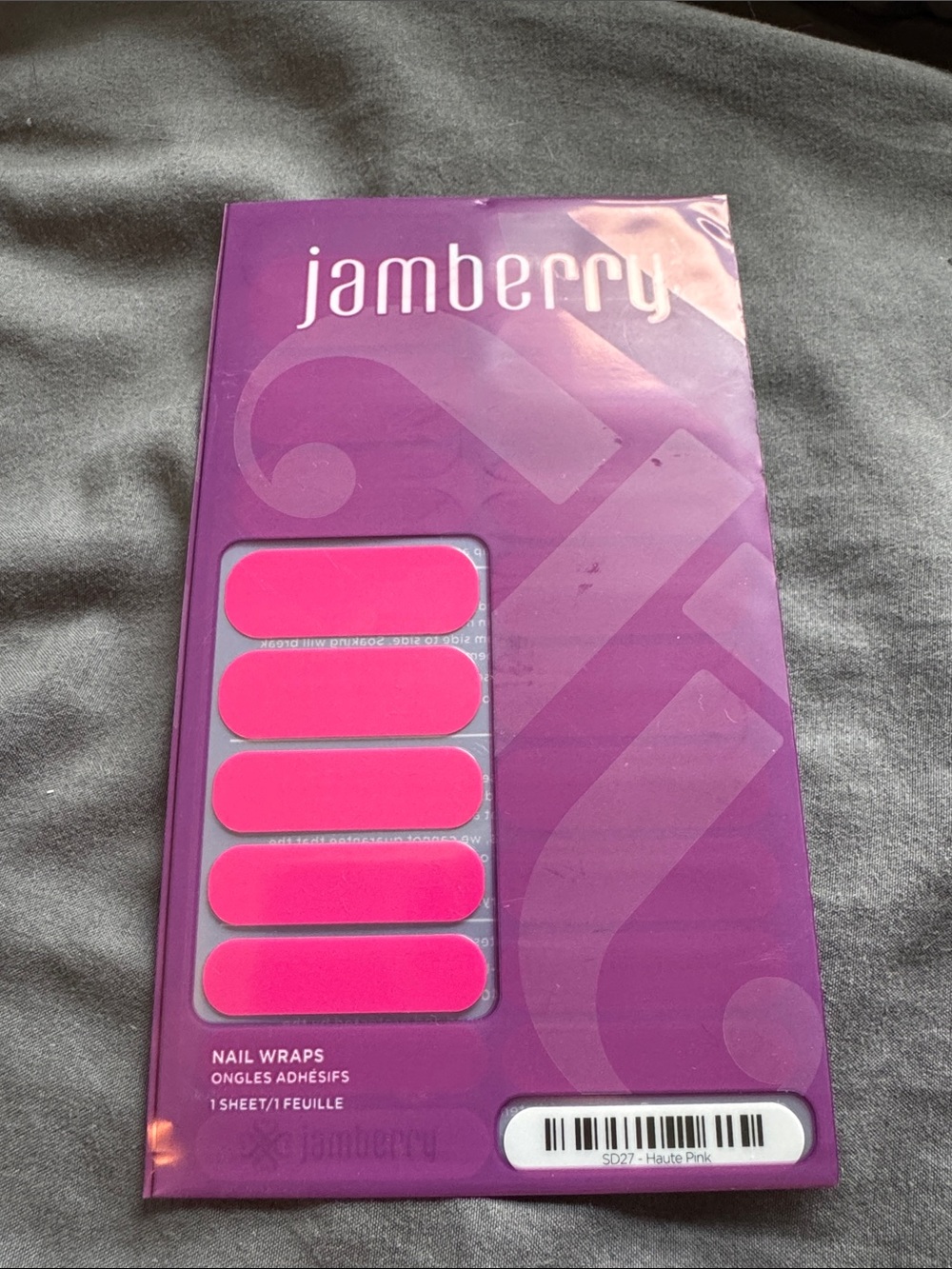 Jamberry Nail Wraps - Hot Pink